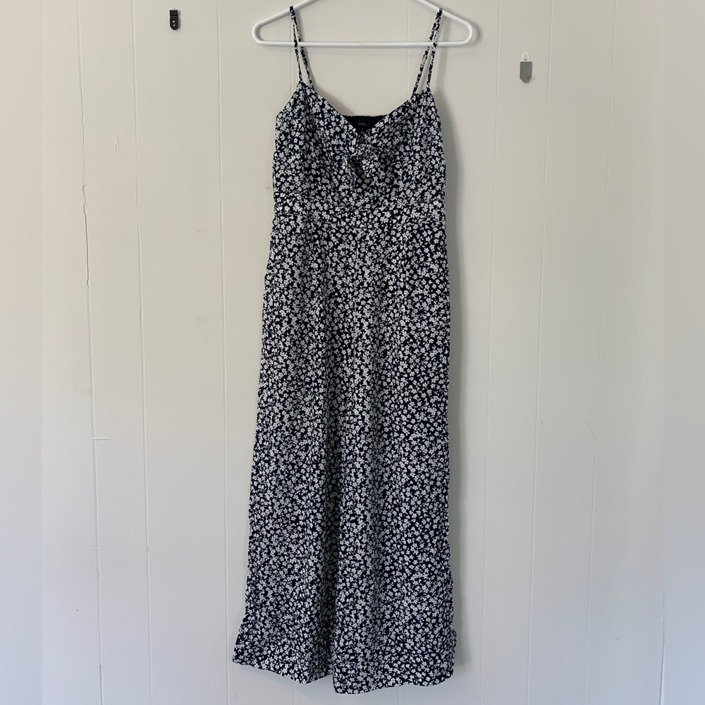 J.CREW Tie-Front Wide-Leg Floral Jumpsuit